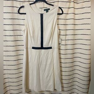 Lauren Ralph Lauren Ivory and Black Dress